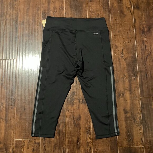 NWT adidas Aeroready 3/4 Leggings w/ Media Pockets - XL - Picture 4 of 6